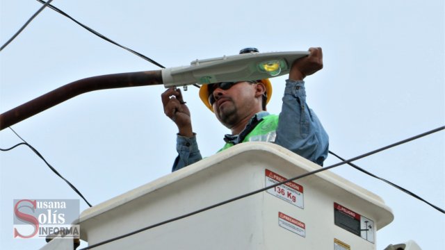 Susana Solis Informa 800 luminarias serán instaladas en la zona de Real del Bosque