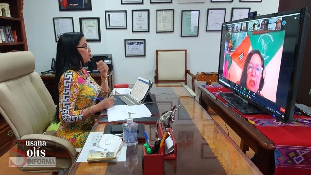 Susana Solis Informa Reconocen acciones del Poder Judicial durante contingencia para atención de la AVGM