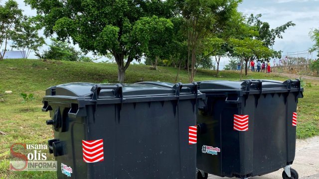 Susana Solis Informa Concluye instalación de contenedores en Real del Bosque de Tuxtla Gutiérrez