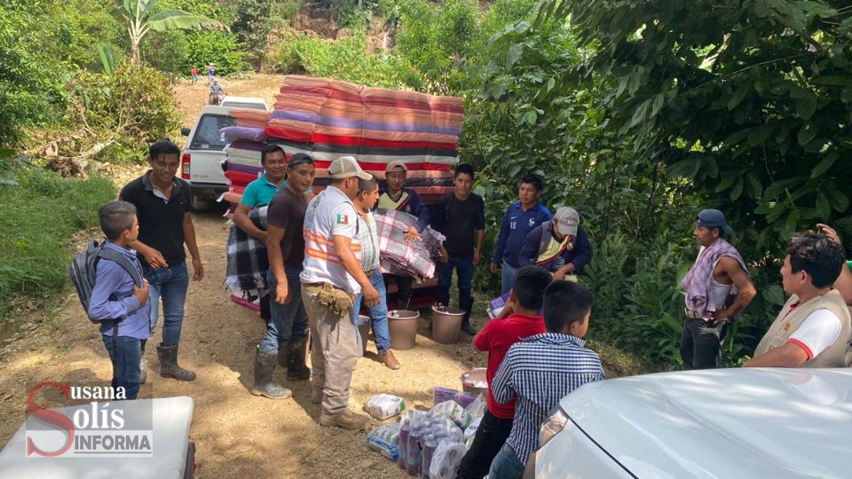 GARANTIZA gobernador Rutilio Escandón apoyo alimentario y ayuda a familias damnificadas Susana Solis Informa