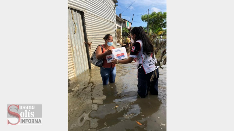 CRUZ ROJA envía a Chiapas y Tabasco ayuda humanitaria Susana Solis Informa
