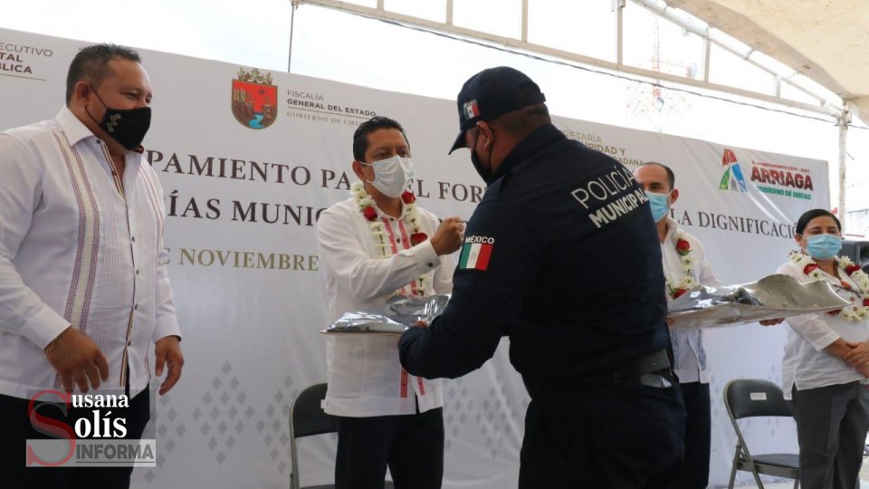 En Arriaga hay vientos de seguridad, justicia y paz: Llaven Abarca