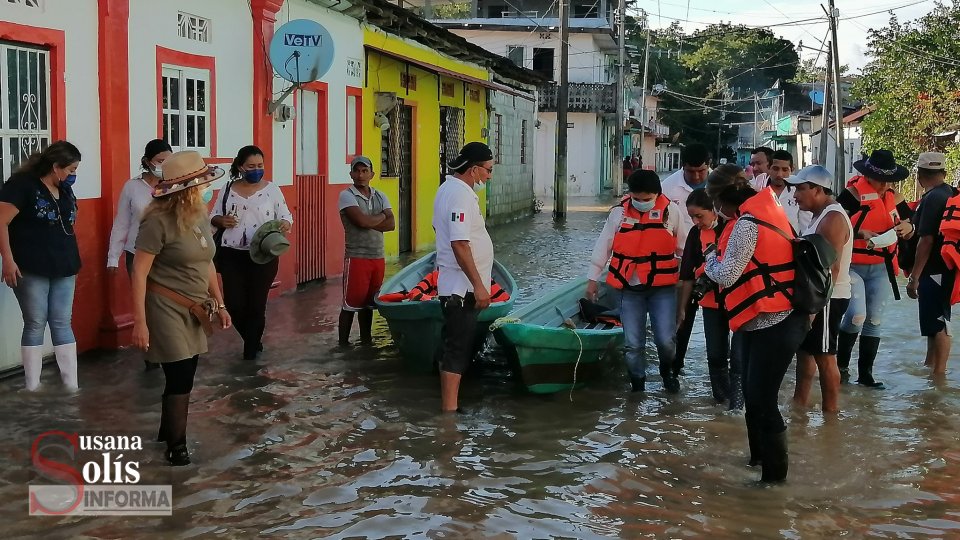 BAJO el agua 28 comunidades de Catazajá Susana Solis Informa