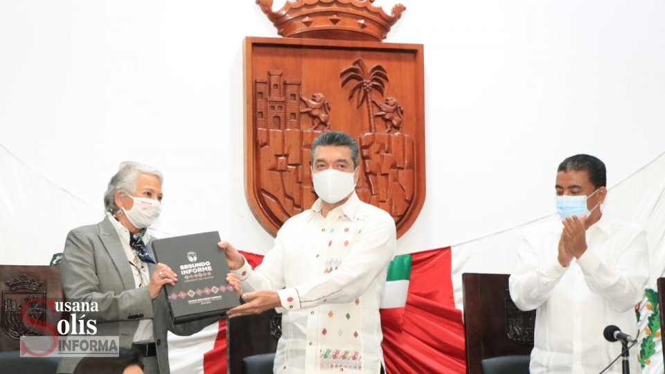 Como representante personal del mandatario federal, asistió la secretaria de Gobernación, Olga Sánchez Cordero