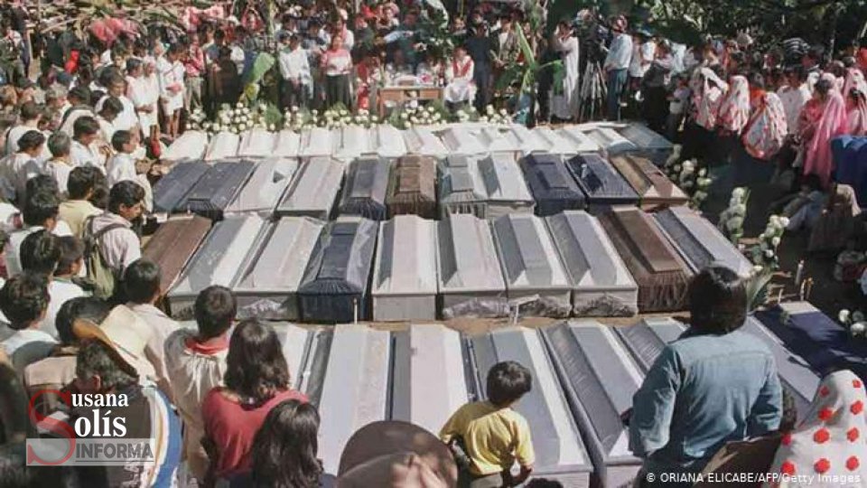 A 23 años de la masacre de Acteal “Continuidad de la impunidad” Susana Solis Informa
