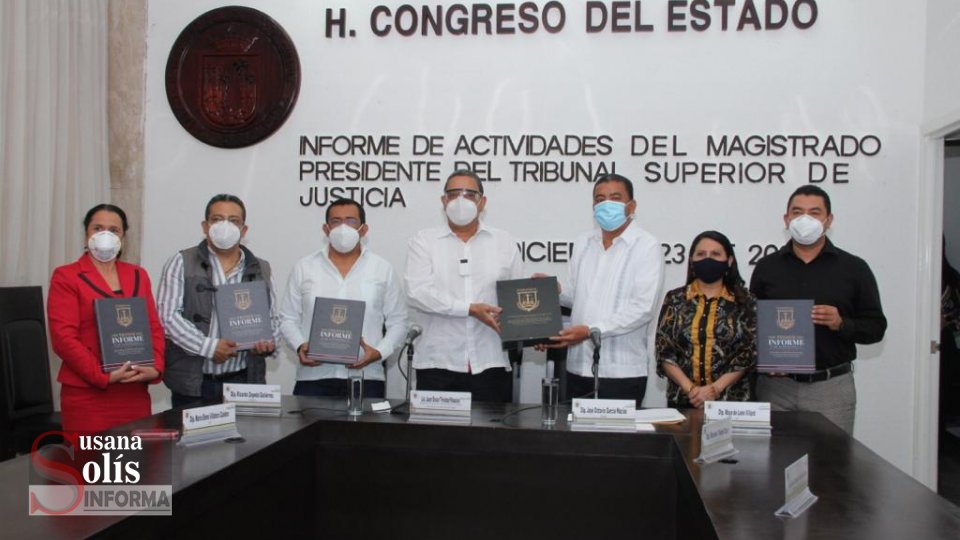 Entrega el Poder Judicial del Estado de Chiapas Informe Anual de Actividades - Susana Solis Informa