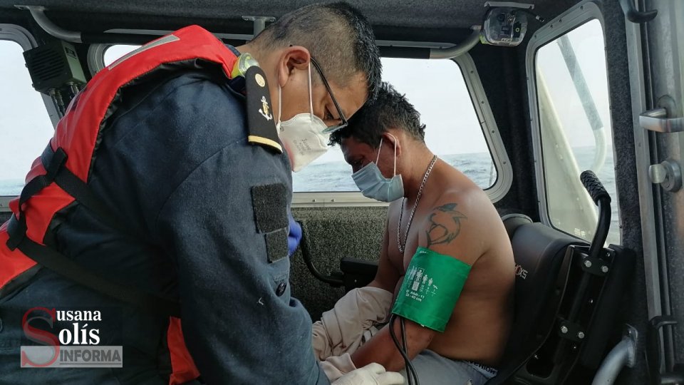 RESCATA SEMAR a náufrago, hay uno más desaparecido Susana Solis Informa