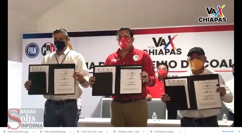 PAN, PRI y PRD van por 24 diputaciones y 90 municipios de Chiapas Susana Solis Informa