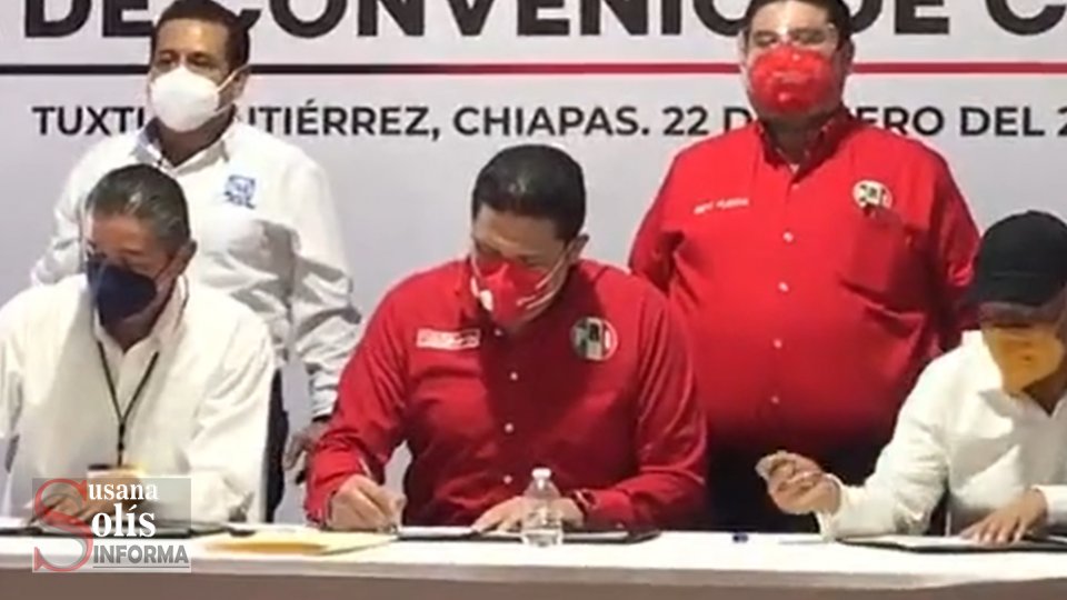 En inédita coalición van los partidos PRN, PRI y PRD para elecciones del 6 de junio