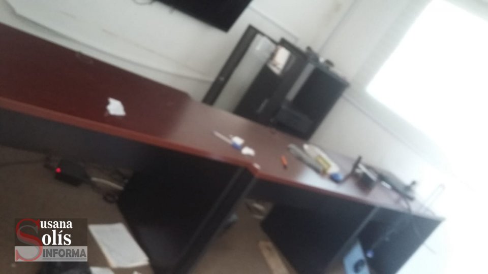 Los inconformes saquearon las oficinas del C4 y ante estos hechos, la autoridad procederá conforme a la ley.