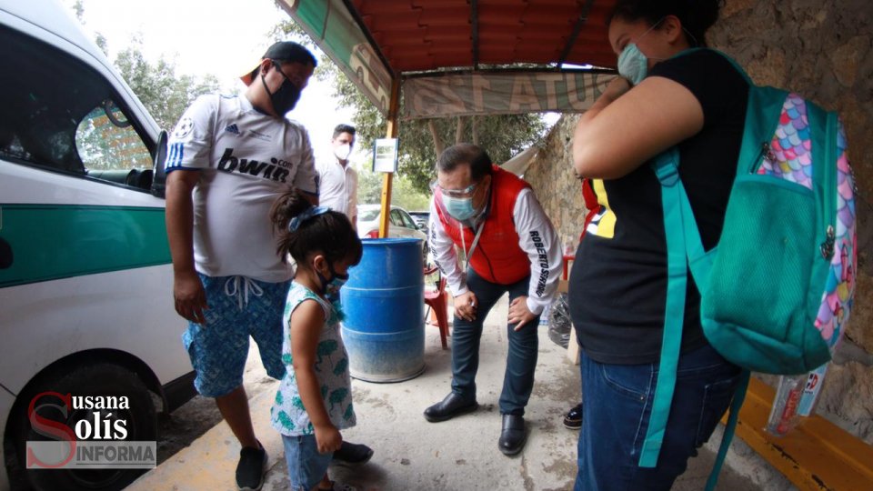 Roberto Serrano, dirigente estatal del sector popular invitó a los transportistas a realizar de manera constante estas acciones