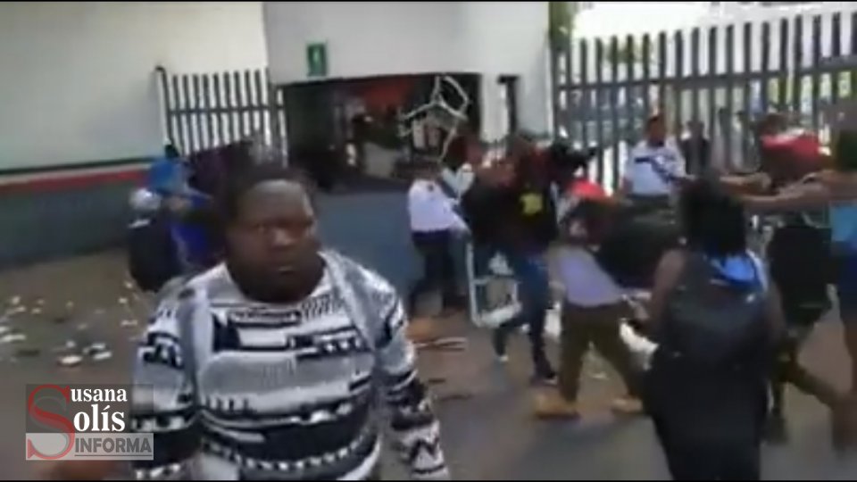Africanos causan destrozos en Estación Migratoria en #Chiapas #México - Susana Solis Informa