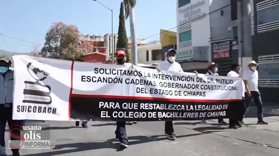 BLOQUEARÁN carreteras en Chiapas trabajadores del COBACH Susana Solis Informa