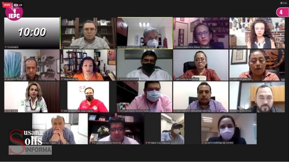 PRESENTA IEPC recomendaciones sanitarias para actividades de campaña electoral - Susana Solis Informa