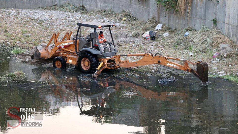 CONTINÚAN trabajos de reducción de riesgos en la cuenca baja del río Sabinal - Susana Solis Informa