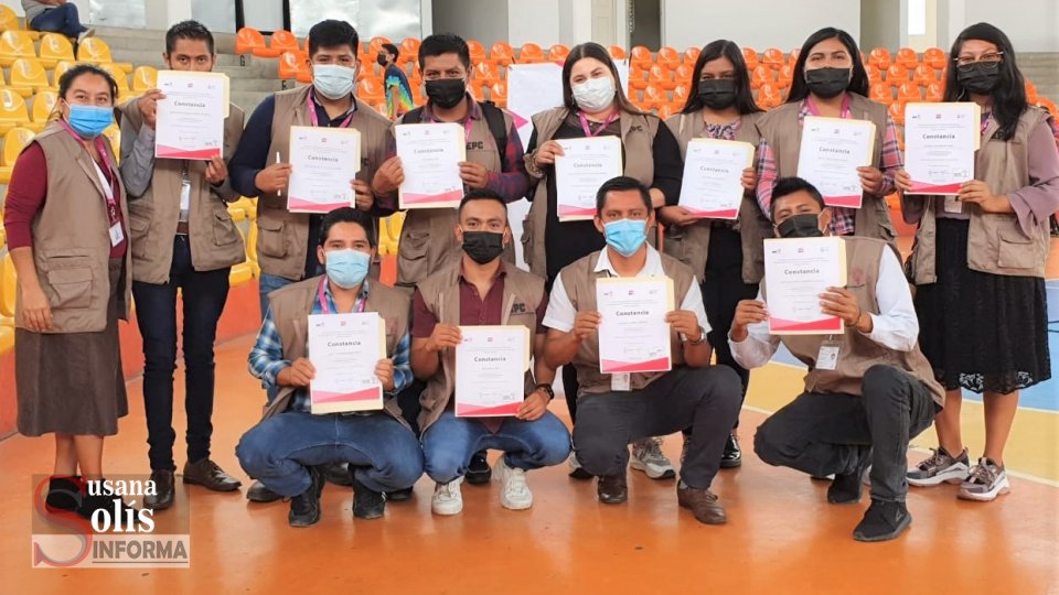 Reconoce IEPC el esfuerzo y compromiso de Supervisores y Capacitadores Asistentes Electorales Locales - Susana Solis Informa