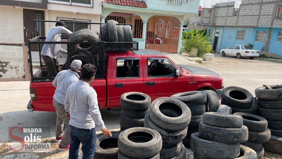 57 mil llantas recolectadas en campañas del Llantatón en Tuxtla - Susana Solis Informa