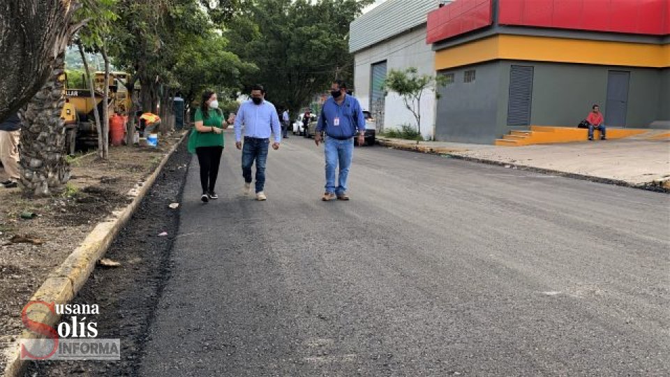 Supervisa Karla Burguete avances de obra vial en Las Torres - Susana Solis Informa