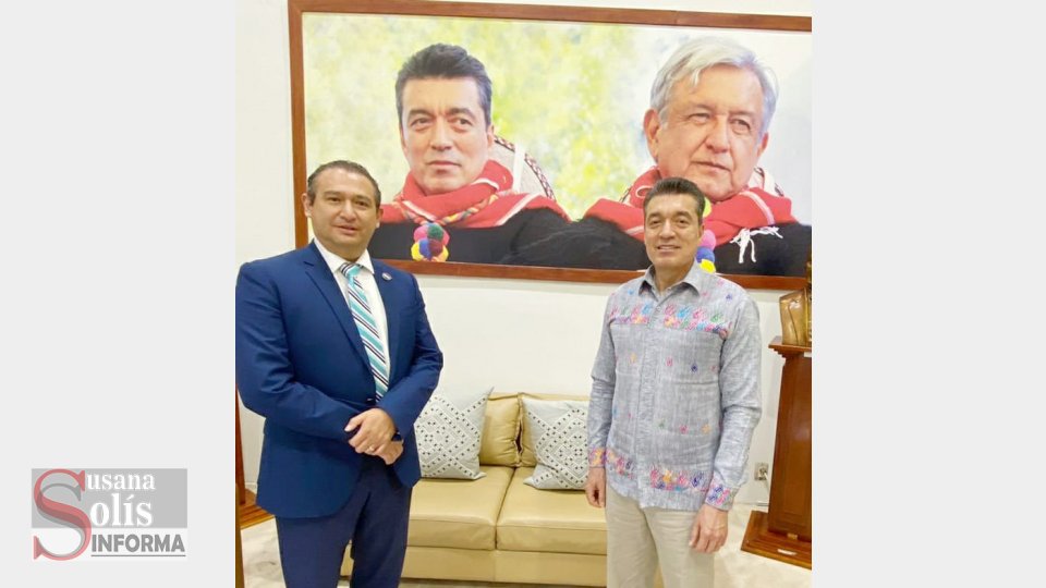 Se reúne Rutilio Escandón con Luis Enrique Velasco, ingeniero chiapaneco de la NASA - Susana Solis Informa