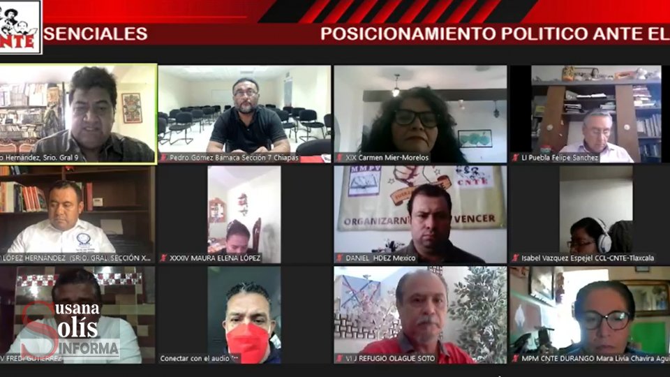 INSISTE CNTE no al regreso a clases presenciales - Susana Solis Informa