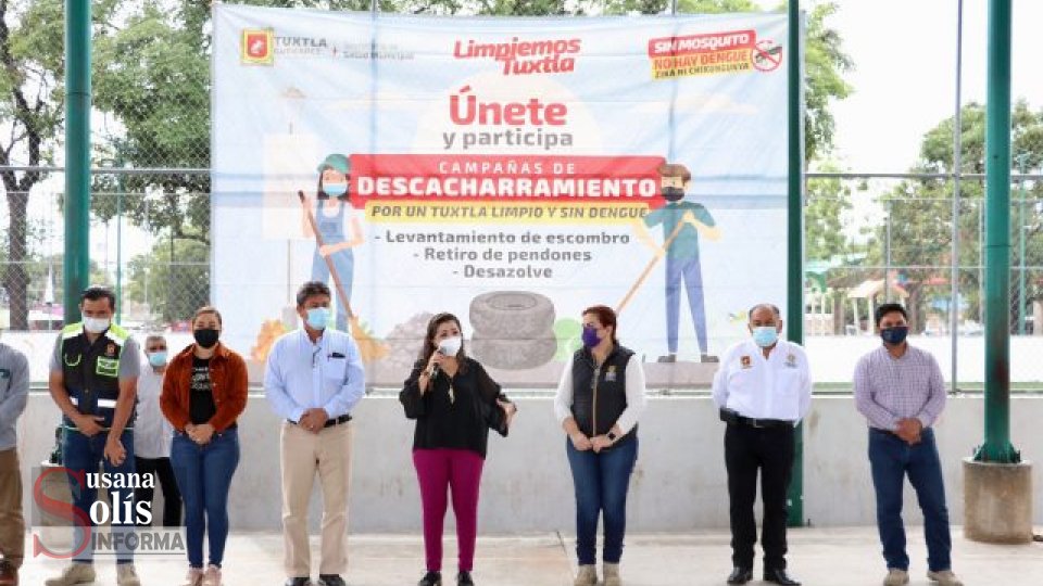 ARRANCA en Tuxtla Jornada de Descacharramiento en San José Terán - Susana Solis Informa