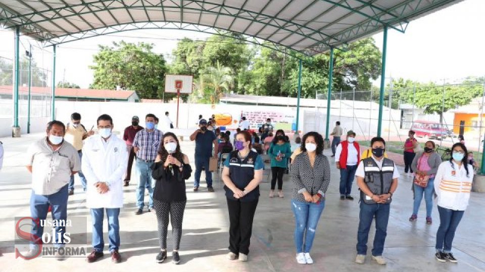 Arranca segunda jornada del Plan Itinerante de Vacunación contra Covid-19 en colonias de Tuxtla Susana Solis Informa