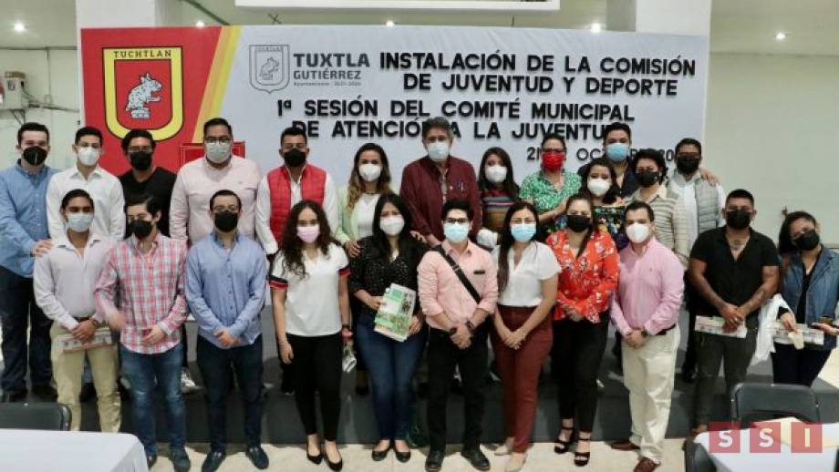 Se integra formalmente la Comisión de Deporte y Juventud del Ayuntamiento tuxtleco Susana Solis Informa