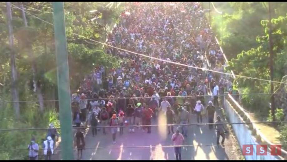 NUEVA caravana migrante sale de Tapachula Susana Solis Informa