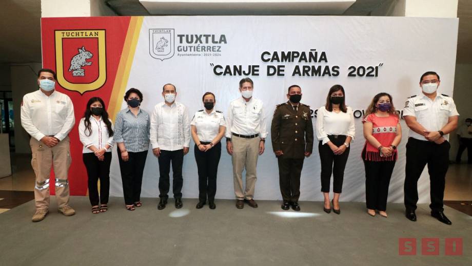 Inició en Tuxtla la Campaña de Canje de Armas 2021 - Susana Solis Informa