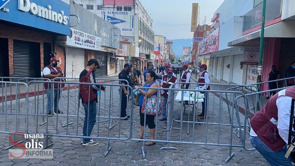 Locatarios derribaron filtros sanitarios