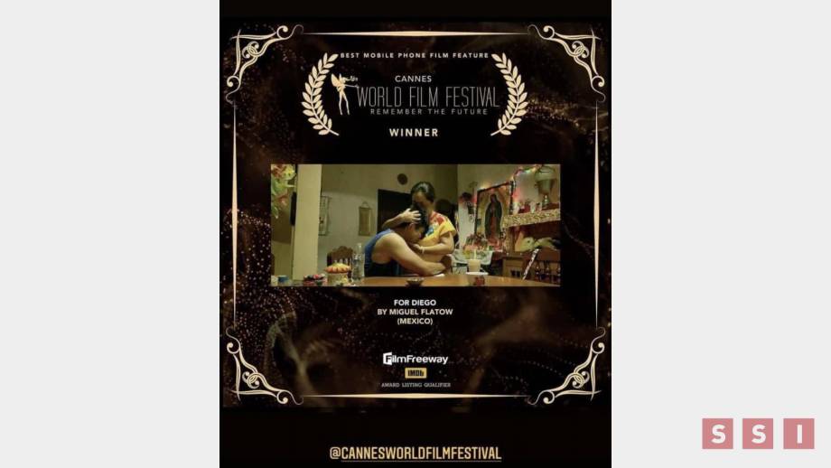 CHIAPANECO gana premio en Cannes World Film Festival por película grabada con celular - Susana Solis Informa