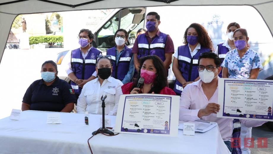 ATIENDEN a más de mil 300 mujeres con Módulo de Atención Inmediata Itinerante - Susana Solis Informa