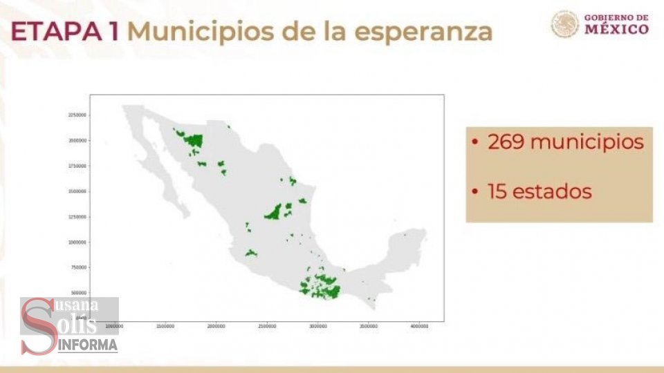 269 municipios en 25 entidades