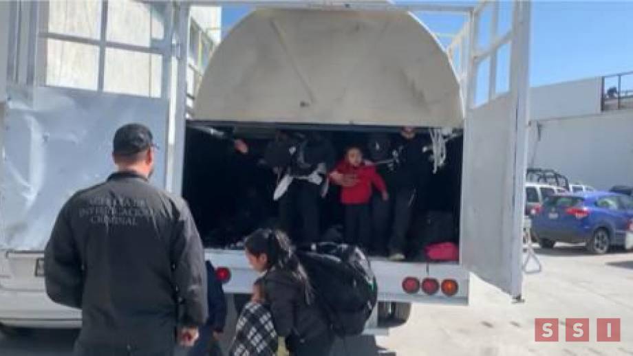 DECENAS de migrantes eran trasladados en tinacos Susana Solis Informa