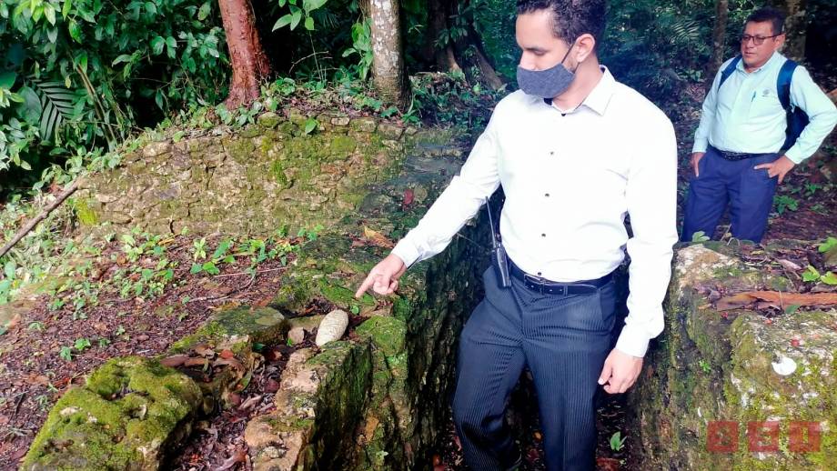 Fue hallado en el conjunto habitacional incorporado en la parte norte de Palenque