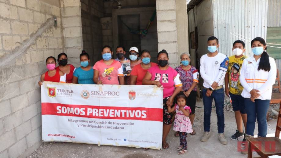 Fortalecen capacidades preventivas a integrantes de Comités Comunitarios de Protección Civil en Tuxtla - Susana Solis Informa