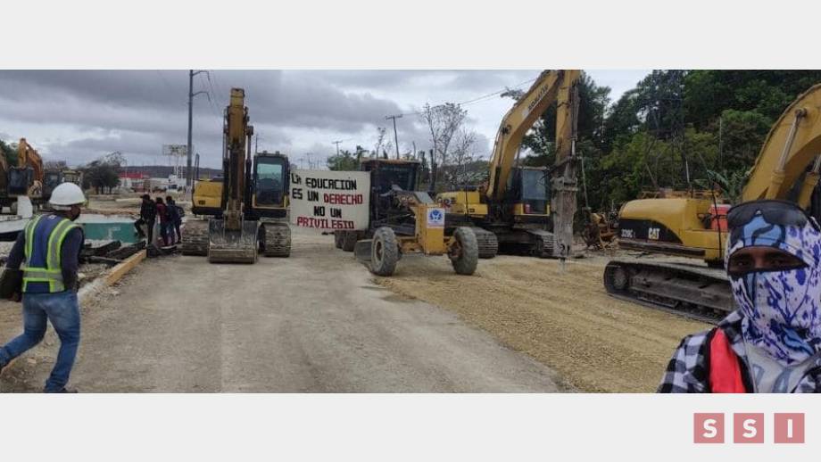 EMPRESARIOS piden reubicación de la Mactumactzá; alumnos suspenden la obra del Libramiento Norte - Susana Solis Informa