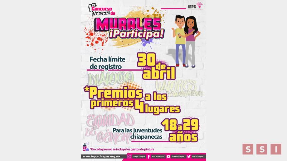 REALIZARÁ el IEPC Primer Concurso Juvenil de Murales - Susana Solis Informa