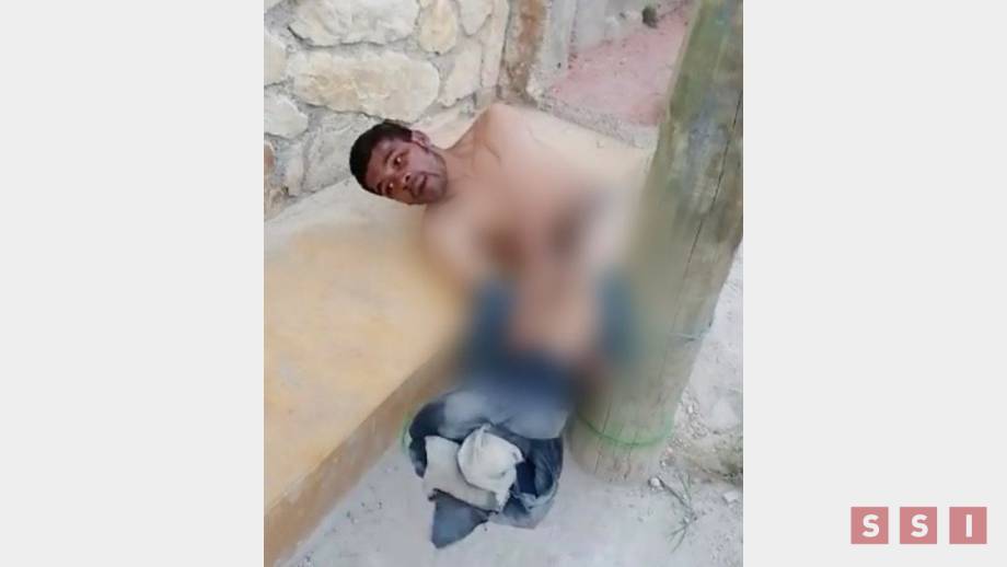 DETIENEN y AMARRAN a presunto ladrón - Susana Solis Informa