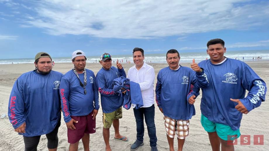 Gestiona Eduardo Ramírez apoyo a Salvavidas de Puerto Arista - Susana Solis Informa