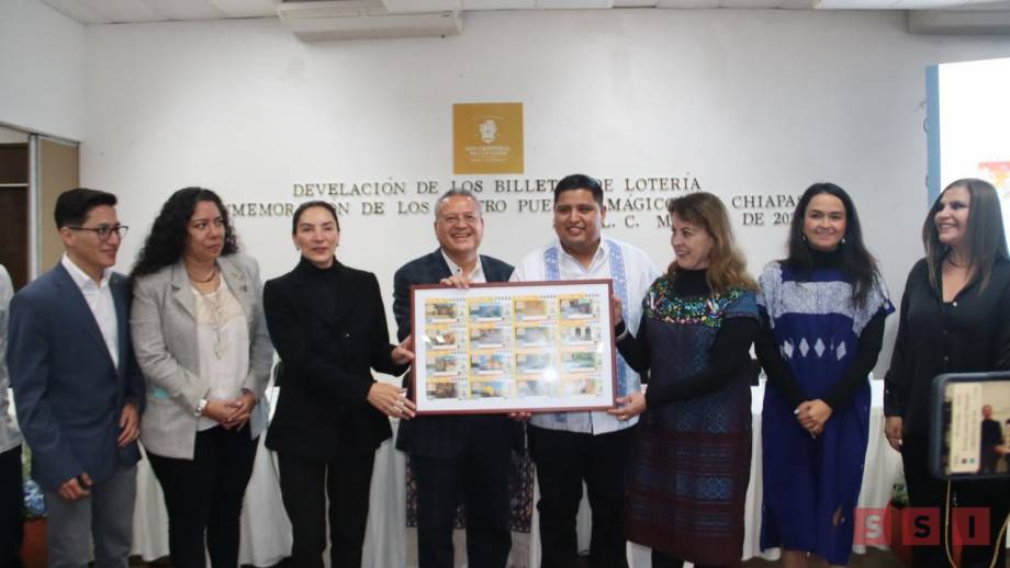 PUEBLOS mágicos de Chiapas se difunden en billete de lotería - Susana Solis Informa