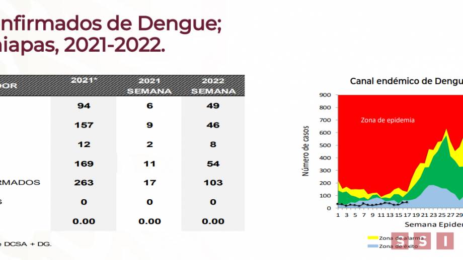 CHIAPAS con más casos de dengue en el país Susana Solis Informa