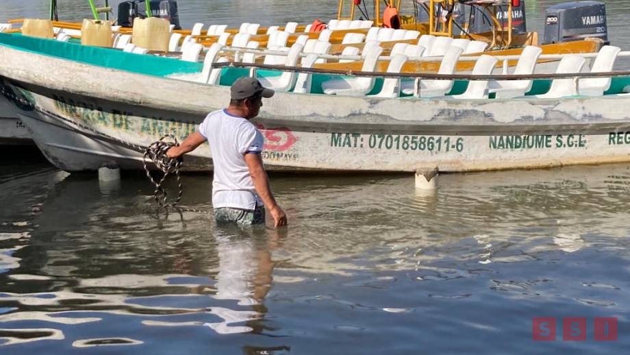 NIVEL del río Grijalva sube a embarcadero de Chiapa de Corzo Susana Solis Informa