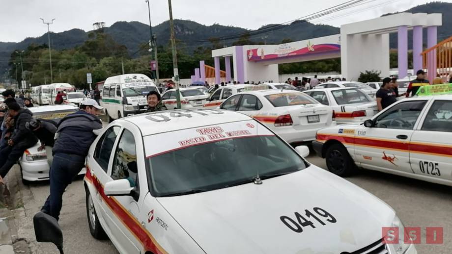 PROTESTAN transportistas en San Cristóbal contra el pirataje - Susana Solis Informa