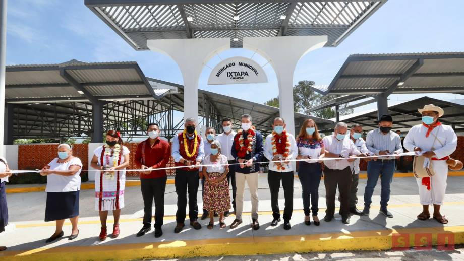 En Ixtapa, inaugura Rutilio Escandón construcción del Mercado Público Municipal - Susana Solis Informa
