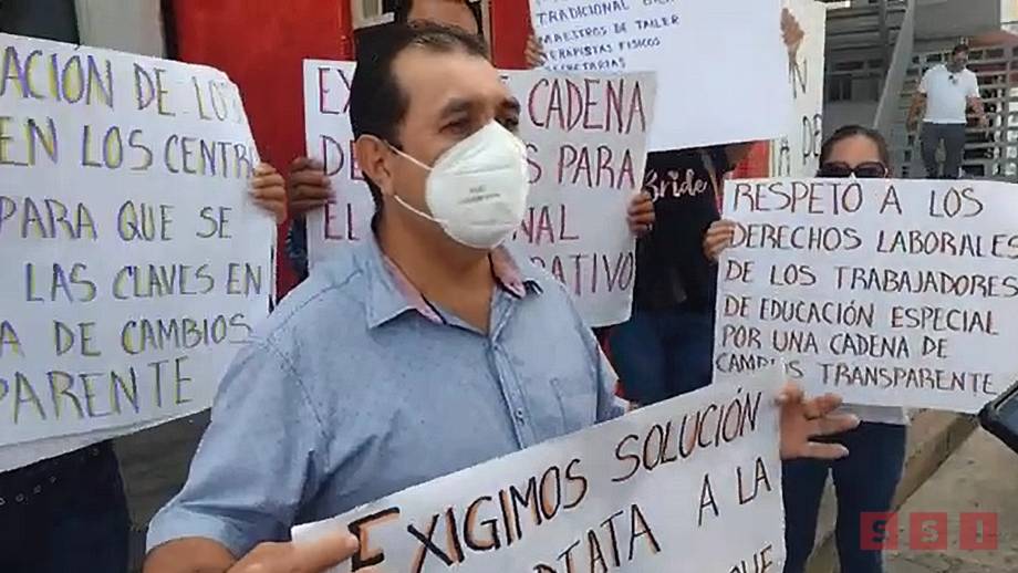 Denuncian violación a derechos laborales de trabajadores de Educación Especial - Susana Solis Informa