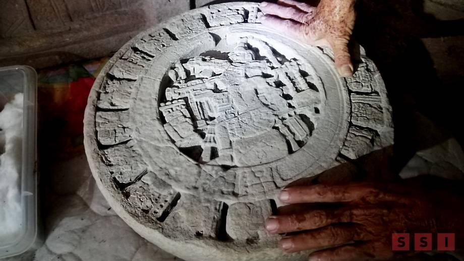 Se recuperó en el Templo del Sol de la Zona Arqueológica de Toniná,