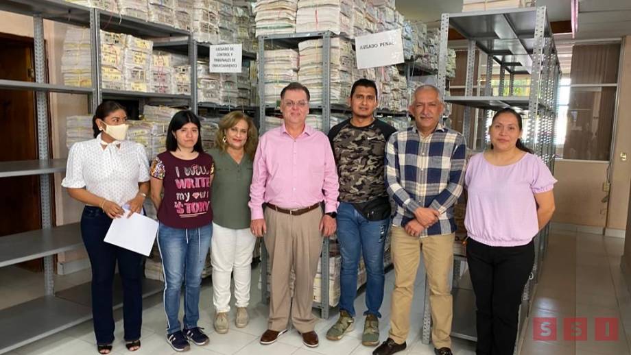 Recorre presidente del Poder Judicial, juzgados y Archivo Judicial en Comitán Susana Solis Informa
