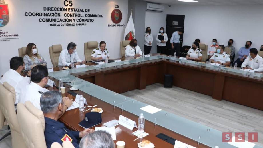 Fortalecen SSyPC y Ayuntamiento de Tuxtla atención de emergencias y conductas delictivas Susana Solis Informa