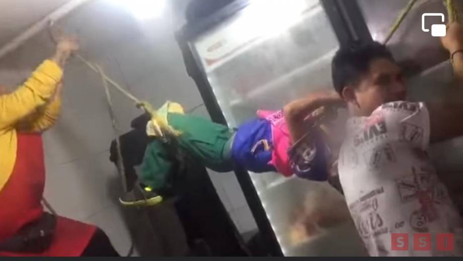 Tablajeros cuelgan a infante con discapacidad - Susana Solis Informa